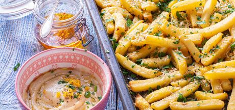 AVIKO Super Crunch Original pečen s Parmigiano Reggianom, češnjakom, čili uljem i Aioli umakom