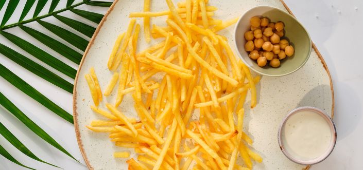 AVIKO Skinny Fries krumpirići s domaćom aquafaba majonezom