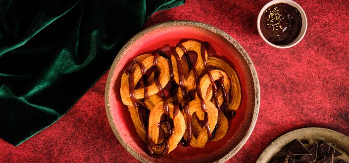 AVIKO Churros s čokoladnom karamelom i anisom