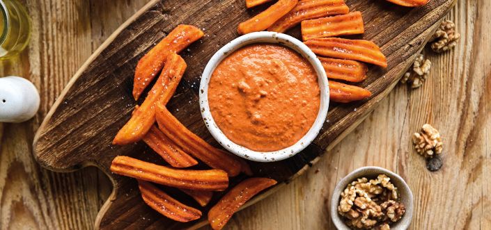 Aviko Wavy Blends Paprika s dipom Muhammara